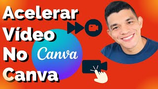 Como Acelerar ou Diminuir a Velocidade de Vídeos no Canva Tutorial passo a passo [upl. by Etennaej]