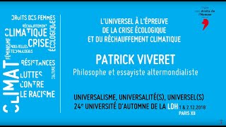 UA2018 11  Intervention de Patrick Viveret [upl. by Christen]