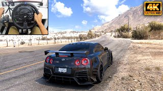 1000HP Nissan GTR NISMO  Forza Horizon 5  Thrustmaster T300RS gameplay [upl. by Allegra]