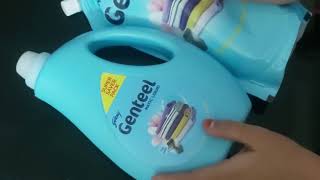 PRODUCT UNBOXING Godrej Genteel Matic Top load Fresh Liquid Detergent 2 x 1 kg godrej [upl. by Sivie]