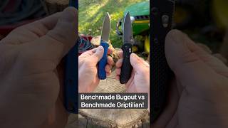 Benchmade Bugout vs Benchmade Griptilian Which is better Which would you choose [upl. by Joses798]