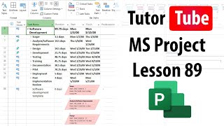 Microsoft Project  Lesson 89  Inactivate and Reactivate Tasks [upl. by Aicram]