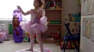 4 Year Old Natalee Dancing To Bella Ballerina [upl. by Comyns]