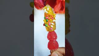 Popon jelly amp raed jelly lollipop 🍭 popsicle shortvideos youtubeshorts [upl. by Anires]