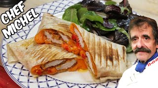 Wrap au poulet croustillant [upl. by Beuthel]