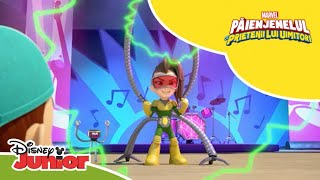 🥁 Hipnoritmul  Păienjenelul Marvel și prietenii lui uimitori  Disney Junior România [upl. by Ettesoj]