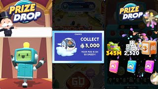 Monopoly Go  x1000 Live  888 pegE Chip x100 Prize Drop  50K🎲😭monopolygo monopolygo giveaway [upl. by Alset]