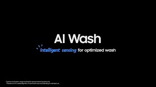 Intelligent sensing optimised washing  Samsung [upl. by Rosamund718]