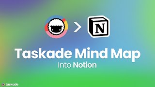 How to integrate a Taskade Mind Map into Notion [upl. by Charlene130]