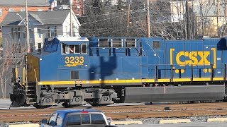 A Fast Coal Train Pulling Through Brunswick Yard [upl. by Armilda]