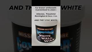 Whitewall Cleaner that works on Brownwalls  lowrider lowriders whitewallcleaner [upl. by Edora]