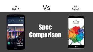 LG Stylo 3 vs LG Stylo 2  Spec Comparison  H2TechVideos [upl. by Whorton]