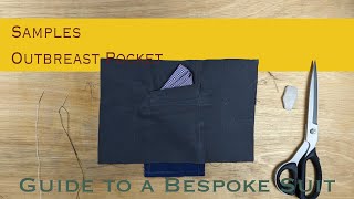 How to Make a Jacket Chest Pocket  Guide to a Bespoke Suit [upl. by Rip]