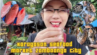 KARAGASAN SEASIDE SEAFOOD MARKET TOUR ZAMBOANGA CITY PHILIPPINES VLOG25 NanaampPawpaw NanaampPawpaw [upl. by Htrag]