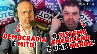 ALLAN DOS SANTOS E ADRILLES FAZEM DEBATE ACALORADO SOBRE DEMOCRACIA E SISTEMAS ELEITORAIS [upl. by Kemme]