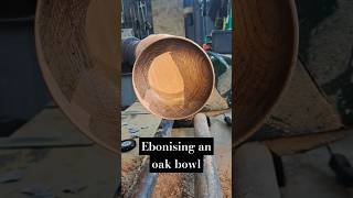 Ebonising an Oak Bowl [upl. by Senior]