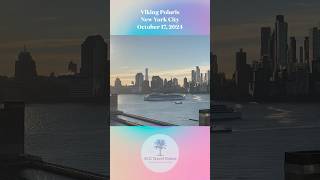 Viking Polaris Sails into New York City  October 17 2024 [upl. by Gerlac]