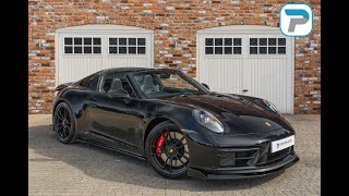 202323 PORSCHE 911 TARGA 4 GTS IN JET BLACK METALLIC WITH BLACK LEATHER INTERIOR [upl. by Aiksa]