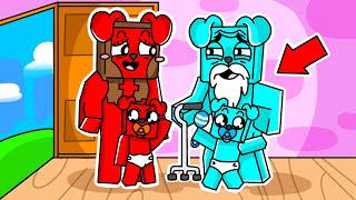 NASZA HISTORIA w Minecraft 💙❤️ [upl. by Yadsnil]