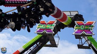 Swindon Link Fun Fair Vlog 2023  NEW RIDES Game Over amp Freezing Cold Temperatures Steven Hill 4K [upl. by Yerxa]