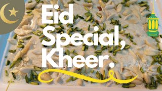 How to make Kheer  Eid special Kheer  quick easy and tasty [upl. by Anahgem]