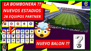 efootball 2023 modo offline todos los equipos partner y estadios [upl. by Tiebout]