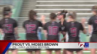 Moses Brown La Salle advance to Div I girls lacrosse championship [upl. by Terrel671]