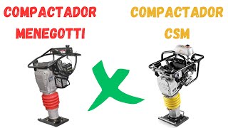 Comparação entre o compactador de solo Menegotti RAM 75M e CSM CS 70 [upl. by Centonze]