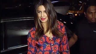 Priyanka Chopra Spotted at Mrinaal Chablani Birthday Party [upl. by Erdnoid931]