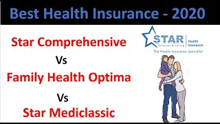 Best Star Health Insurance in Hindi Star Comprehensive Vs Family Health Optima Vs Mediclassic [upl. by Hoenack]