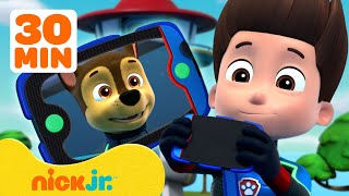 Ryder Calls PAW Patrol Pups to the Lookout Tower w Chase amp Skye  30 Minute Compilation  Nick Jr [upl. by Neeron]