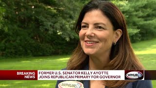 Ayotte joins Republican primary for governor [upl. by Tillion]