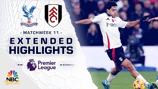 Crystal Palace v Fulham  PREMIER LEAGUE HIGHLIGHTS  1192024  NBC Sports [upl. by Mungam]