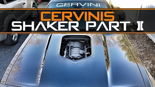 Cervinis Challenger Shaker Kit Part 2 64L  392 Hemi Installing the Hood [upl. by Ayotol]