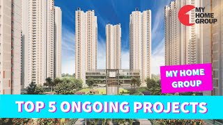 Top 5 Ongoing Projects from My Home Group in Hyderabad  Hyderabad Real Estate [upl. by Modnar]