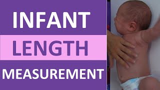 Infant  Newborn Length Height Measurement Assessment  Pediatric Nursing Skill [upl. by Llerreg]