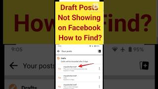 how to find draft posts on Facebook  how to edit draft posts on Facebook  Facebook draft posts [upl. by Lluj]