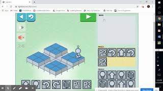 Lightbot Level 26 Solution  Coding Games [upl. by Revlys]