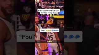 Rudy Gobert After Russell Westbrook Dunk 😅 Shorts [upl. by Vasily313]