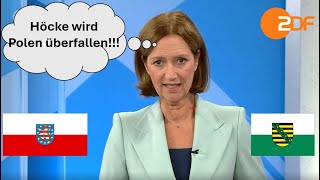 ZDF Chefin ESKALIERT wegen Ostwahlen [upl. by Aisauqal]