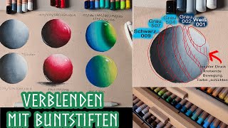 ZEICHNEN LERNEN Verblenden mit Buntstiften Luminance [upl. by Dalila]