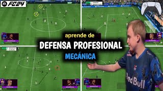 Mecánicas que debes aprender de los jugadores profesionales para defender en fc24 [upl. by Ellehsal]