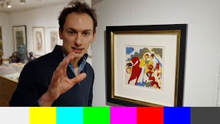 Scarce Wassily Kandinsky woodcuts from his groundbreaking suite Klänge  GOLDMARKTV [upl. by Bernj320]