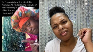 Client had a ROACH 2nd Horror Wax Story Time Waxer Reaction Video [upl. by Ruhl]