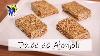 How to Make Puerto Rican Dulce de Ajonjoli Sesame Candy  Easy Puerto Rican Recipe [upl. by Vally450]