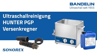 HUNTER PGP Versenkregner Getrieberegner mit Ultraschall reinigen im BANDELIN Ultraschallbad [upl. by Oniliuqnart580]