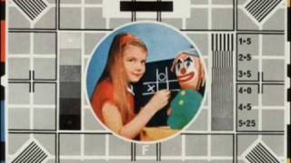 BBC 2 test card transmitter info and test trade colour film [upl. by Suivatnod]