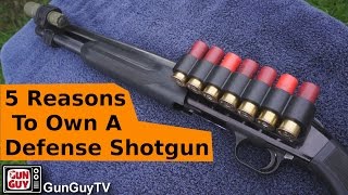 5 Reasons to own a shotgun for defense [upl. by Ainotal829]