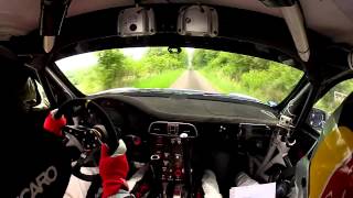 Onboard Porsche GT3 ZeltnerZeltner Hessen Rallye 2014 [upl. by Ardnait]