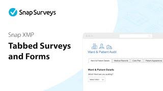 Tabbed Surveys and Forms [upl. by Oloapnaig]